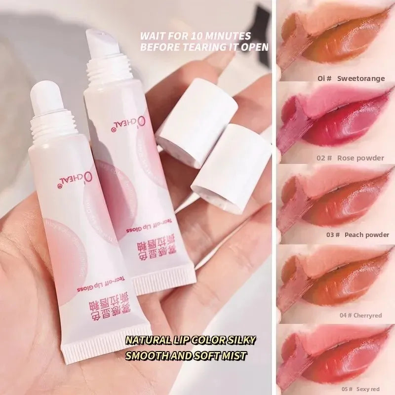 OCHEAL Peel-Off Liquid Lip Stain – Matte, Waterproof, 24H Peel-Off Lip Stain HIP