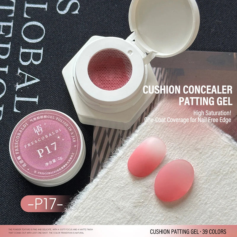 39-Color Air Cushion Patting Gel – Gradient Blush Nail Art
