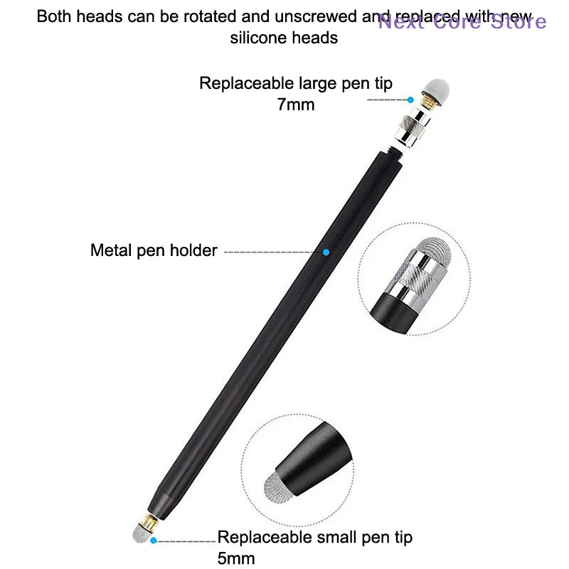 Dual Nib Mesh Fiber Capacitive Stylus Pen – Universal Capacitive Stylus Pen HIP