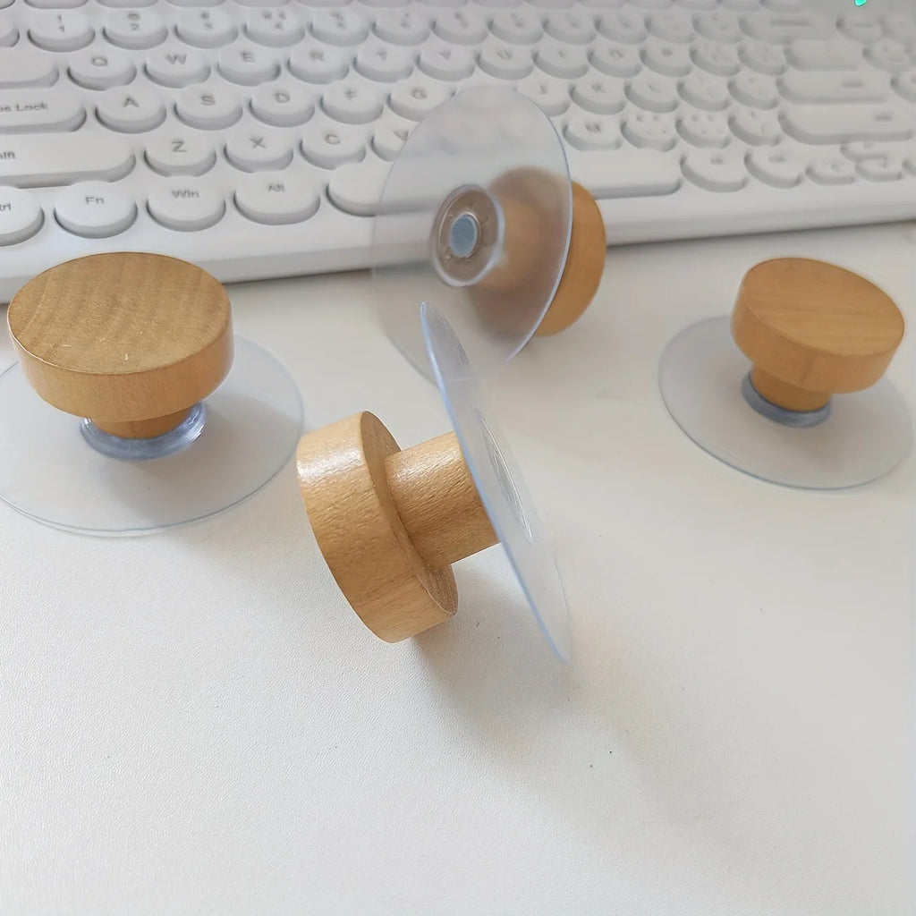 Geometric Wood Wall Hooks – Coat Peg Hanger Set (2 or 4 Pcs) Wood Wall Hook HIP
