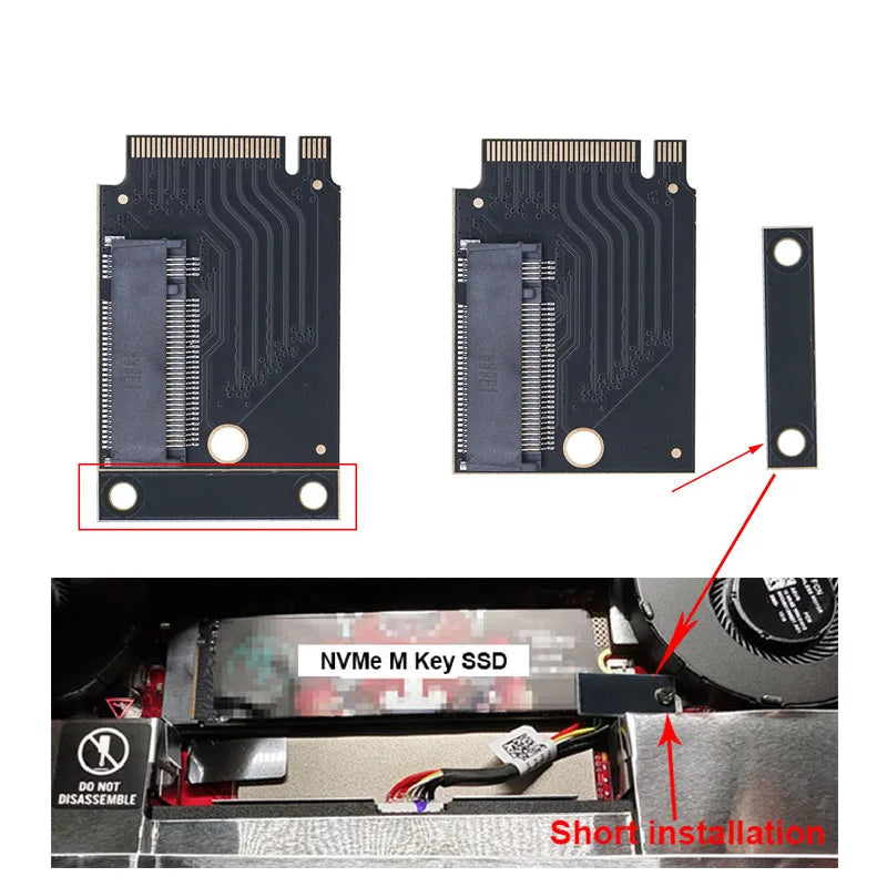 ASUS ROG Ally M.2 2230 to 2280 NVMe PCIe 4.0 Adapter M.2 SSD Adapter HIP