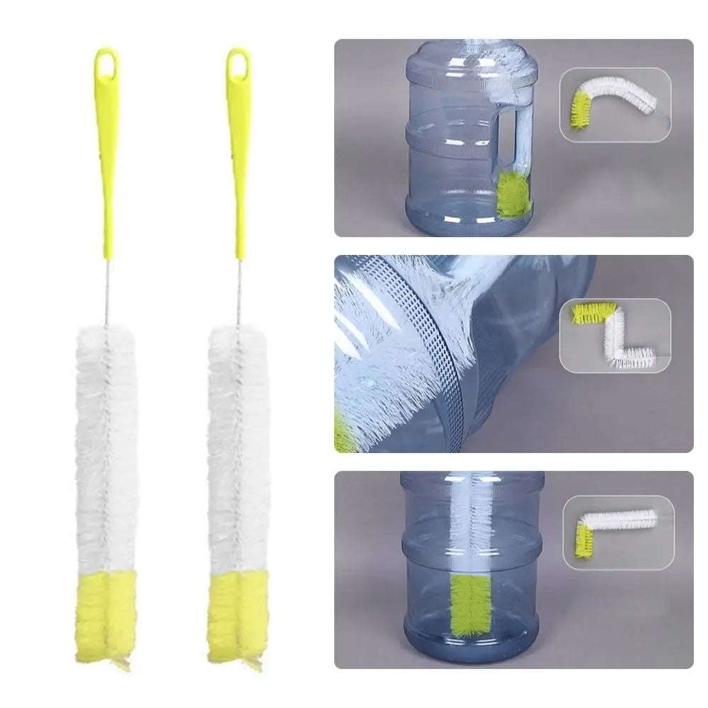 2-Pack Long Handle Water Bottle Brush – Nylon, 50cm Bottle Cleaning Brush HIP
