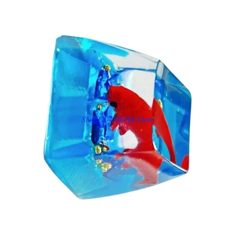 Handcrafted Fish Resin Keycap – 4 Colors | Mechanical Keyboard Artisan Keycap HIP