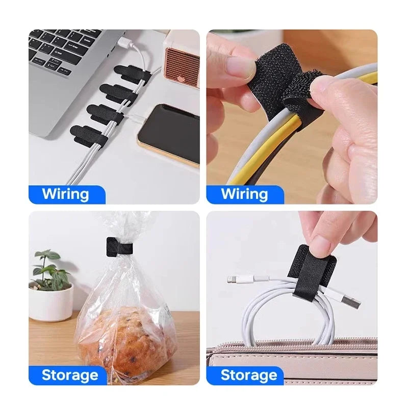 Reusable Nylon Cable Ties – Wire & Cord Organizer Straps Cable Organizer Ties HIP