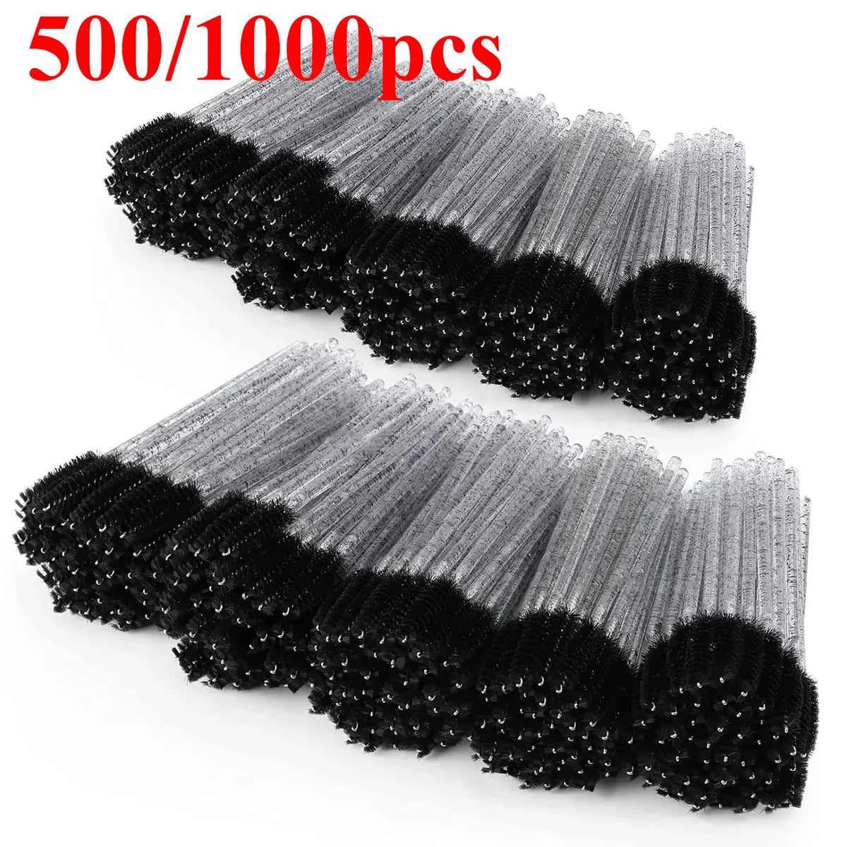 500/1000pcs Disposable Mascara Wands & Spoolie Brushes – RUZOFO Disposable Spoolie Brushes HIP