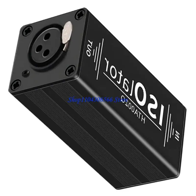 XLR & 6.35mm Ground Loop Isolator – Studio Noise Filter Audio Ground Isolator HIP
