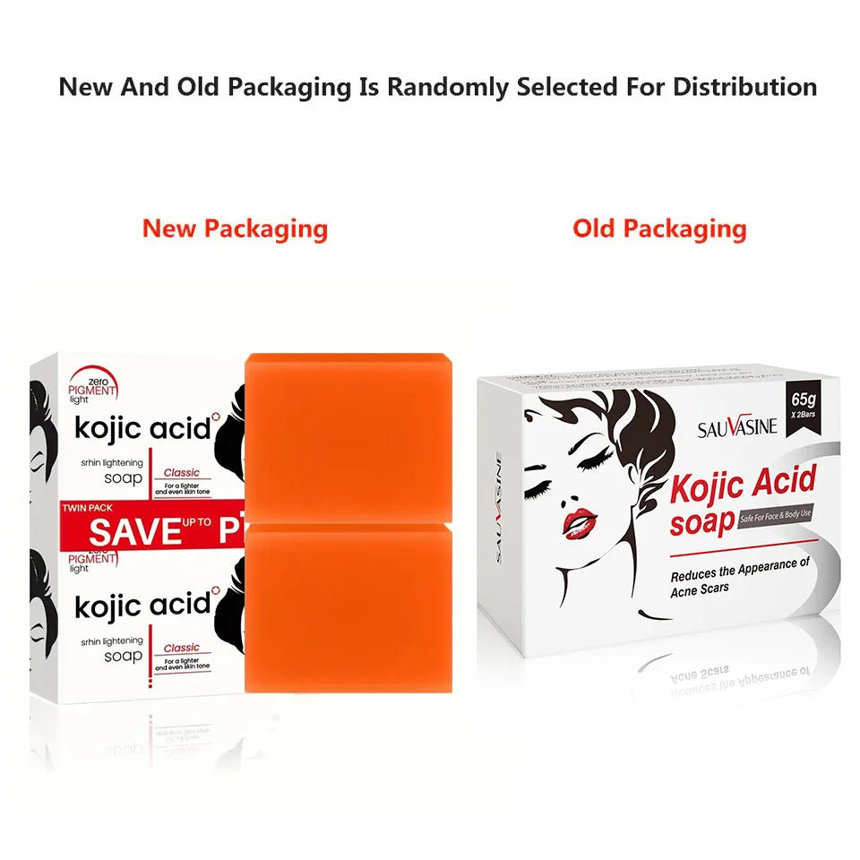 Kojic Acid Brightening Handmade Soap – Face & Body 2-Pack Brightening Bar Soap HIP