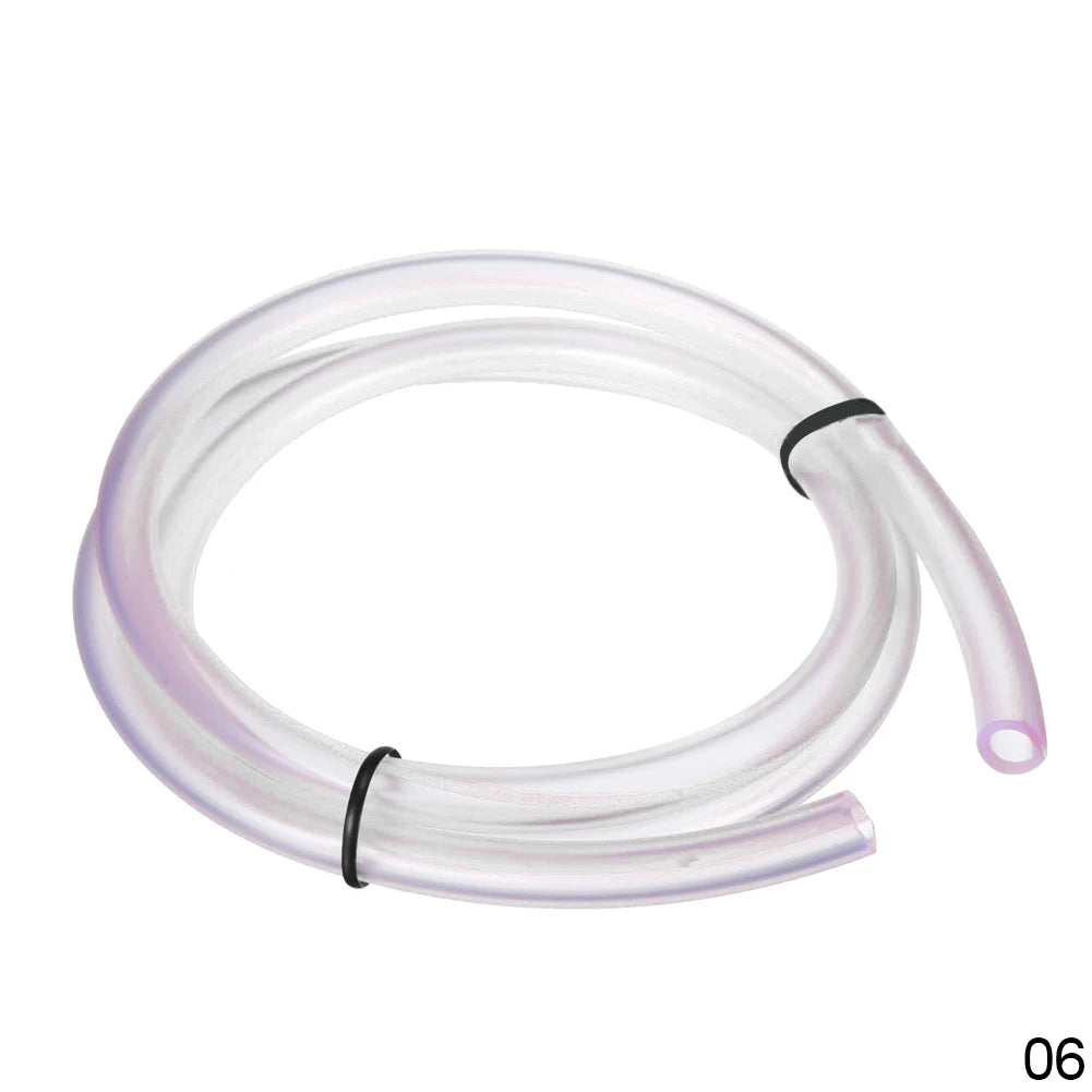 1M Petrol Fuel Line Hose Colorful High Temperature Resistant Petrol Pipe Rubber Fuel Line Hose Tube For Pit Bike Moped ATV Motor HIP Transparent