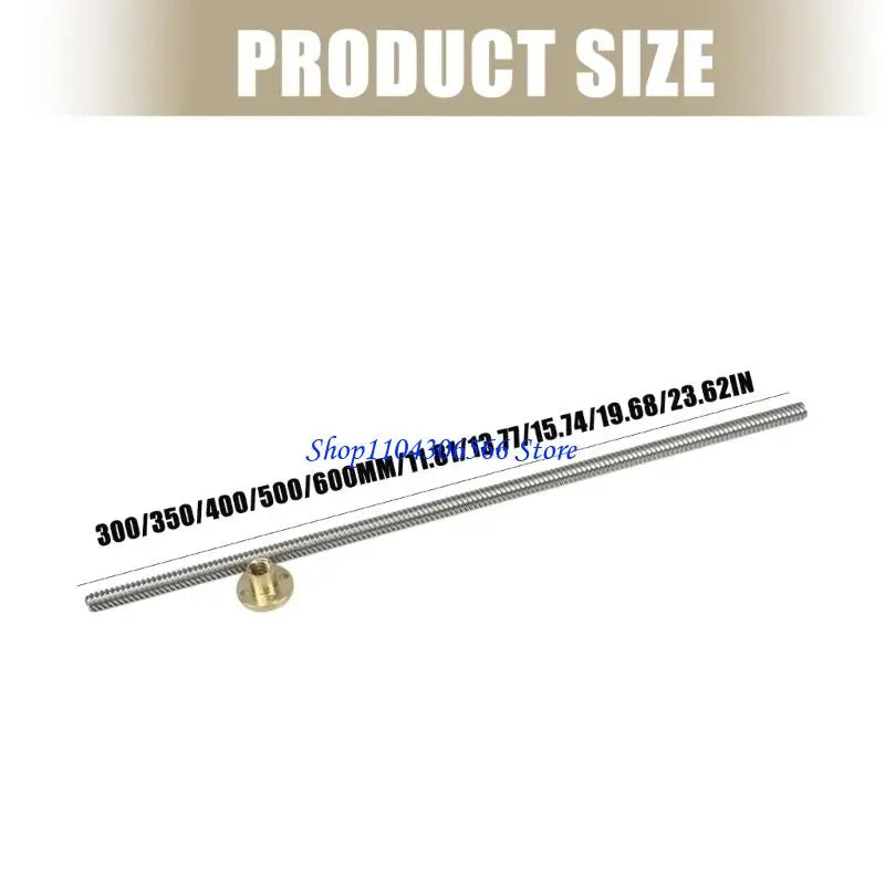 T8 Trapezoidal Lead Screw 8mm – 3D Printer Aluminum Nut 3D Printer Lead Screw HIP