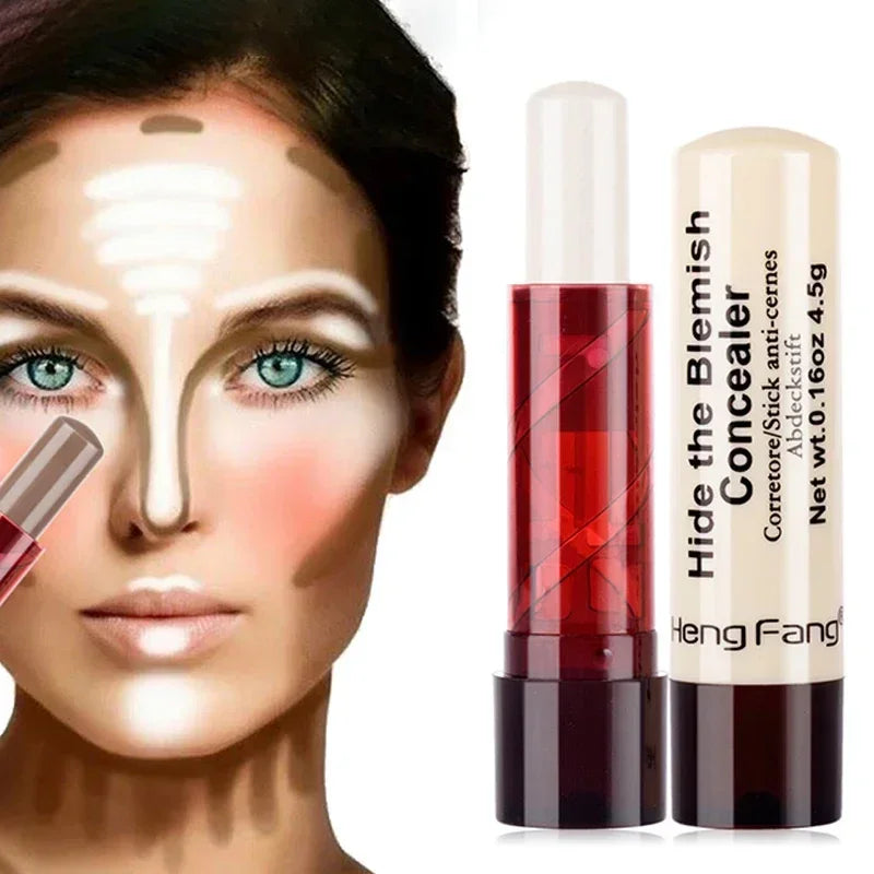 Hot Makeup Face Blush Contour Highlighter Stick Foundation Dark Circles Corrector Bronzer Base Concealer Pencil Face Foundation HIP
