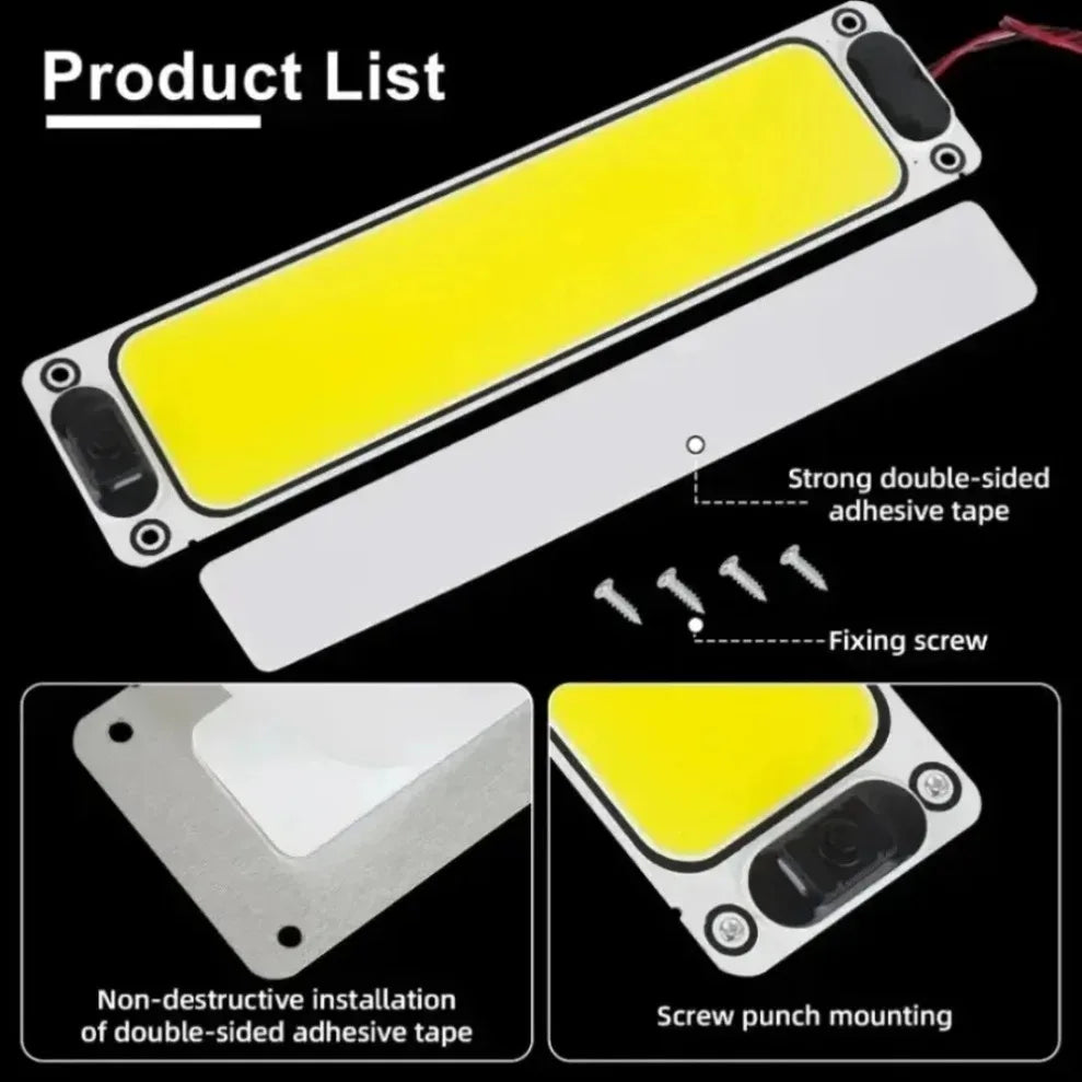 COB LED Interior Ceiling Light 12–90V Switch – RV Truck Boat Interior LED Ceiling Light HIP
