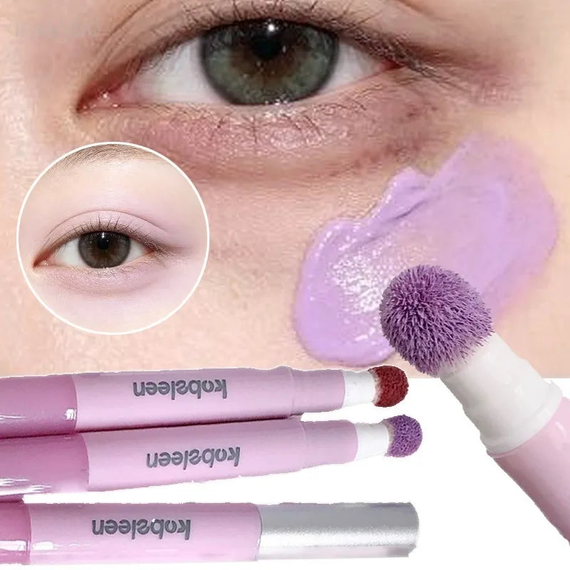 Purple Liquid Concealer Pencil Color Corrector Cover Dark Circles Freckles Brighten Skin Long‑wear Natural Face Makeup Cosmetic HIP