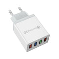 SEamopar QC 3.0 USB Wall Charger – EU/US Plug | Fast Charge USB Wall Charger HIP EU-White