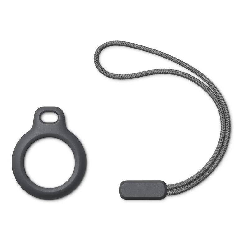 Hard PC AirTag Case Holder with Strap & Keychain – Anti-Drop AirTag Protective Case HIP