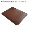 Waterproof PU Leather Laptop Sleeve Case 12–16 Inch Laptop Sleeve Case HIP M Brown