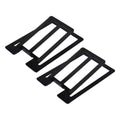 Heavy Duty Steel Speaker Riser Desktop Monitor Stand Anti-Vibration Non-Slip Audio Holder For Studio Speakers Bookshelf Speakers HIP Black