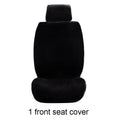 Universal Winter Plush Car Seat Cushion – Anti-Slip Pad Car Seat Cushion HIP 1 Front seat black
