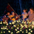 Solar Mushroom Garden Lights – IP65 Waterproof LED Pathway Decor Solar Garden Light HIP Warm White 6LED 1Pcs