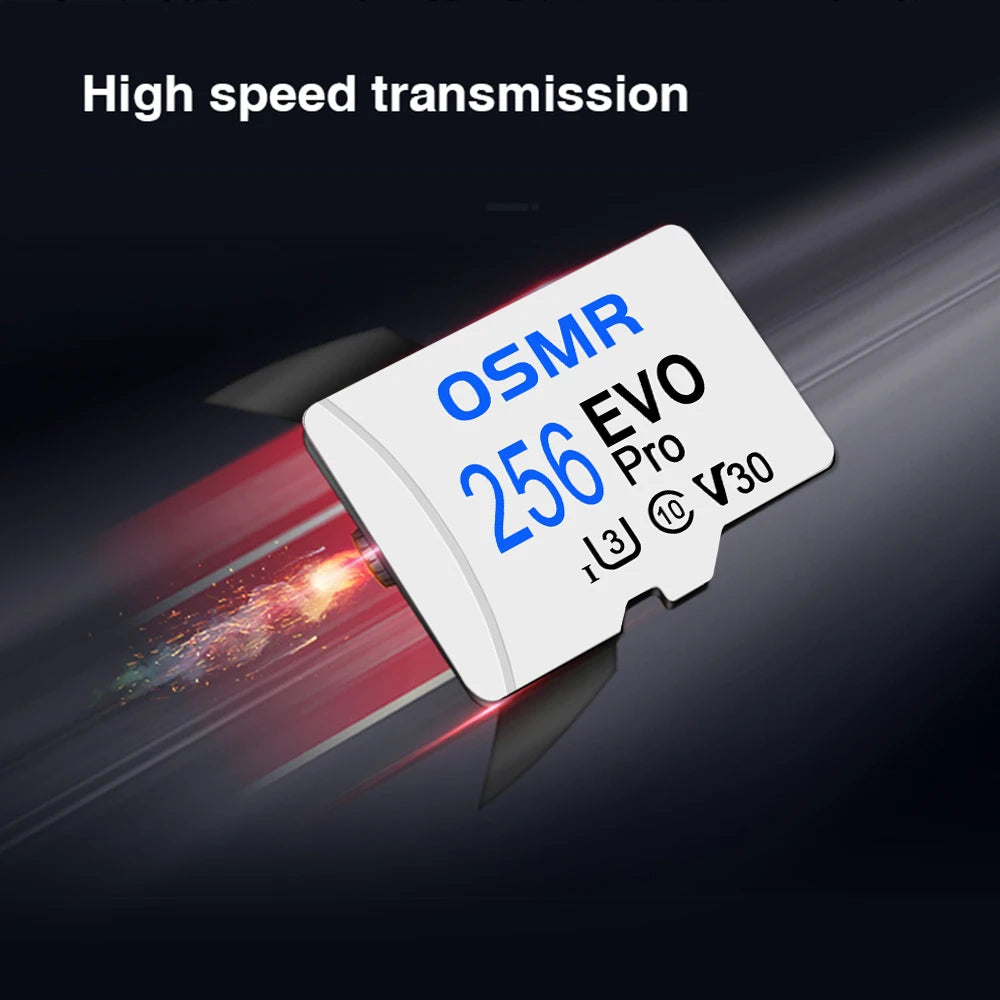 OSMR Micro SD Card Class 10 – 2GB to 256GB Flash Memory Micro SD Memory Card HIP