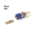 M6 M8 Water Cooled Adapter – Quick Fit Welding Connector Welding Adapter Fitting HIP blue M8