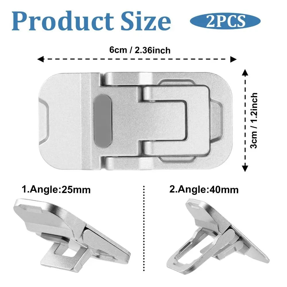 Foldable Aluminium Alloy Laptop Stand – Non-Slip, 2-Level Laptop Stand HIP
