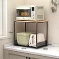 Microwave Stand with Drawers – Kitchen Countertop Organizer Kitchen Storage Rack HIP E