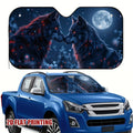 Wolf Windshield Sunshade – Universal Car Sun Blocker Car Windshield Sunshade HIP M