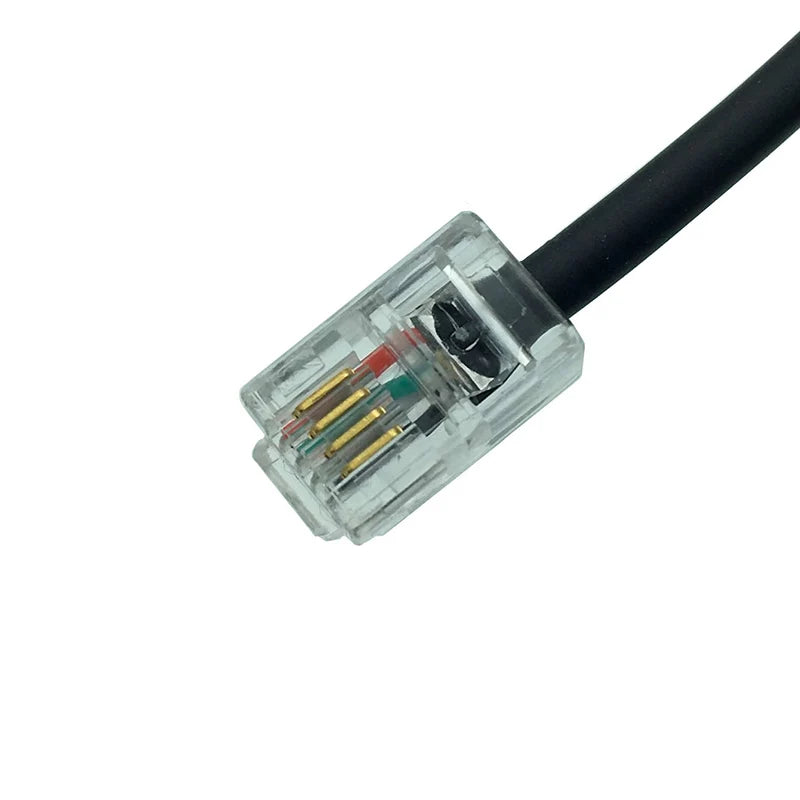 RJ9 4P4C Y Splitter Cable – 1 Male to 2 Female Phone Headset Phone Cable Adapter HIP