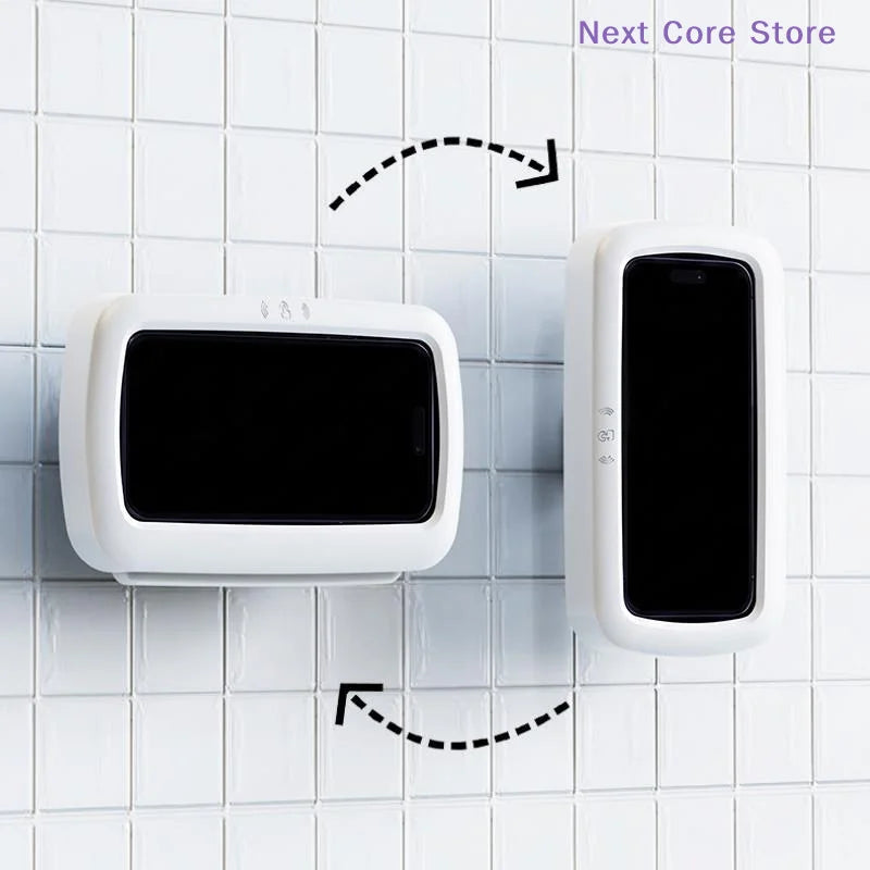 Waterproof 360° Rotating Shower Phone Holder – Wall Mount Shower Phone Mount HIP