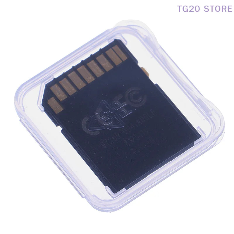 10-Pack Transparent SD Memory Card Cases – SD, CF & XD Memory Card Case HIP Default Title