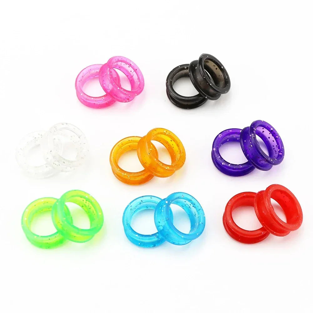 5PCS Finger Rings Pet Scissor Silicone Finger Rings Hairdressing Scissor Silicone Finger Ring Pet Scissor Colored Finger Ring HIP