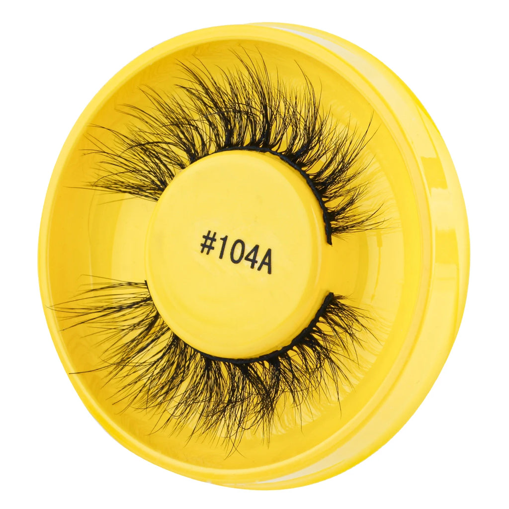 YSDO 1 Pair 3D Mink Eyelashes Cruelty Free Lashes Makeup Dramatic False EyeLashes Fluffy Full Strip Thick Long Lashes Faux Cils HIP