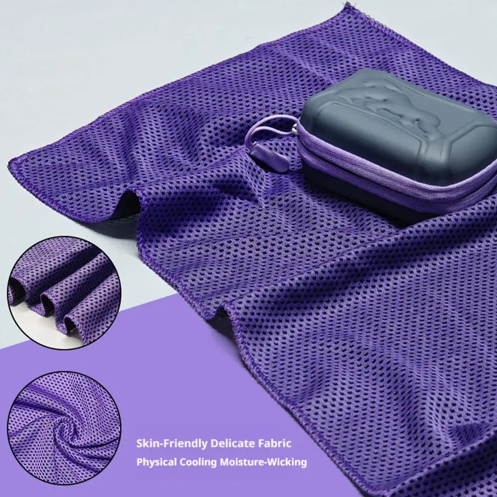 Cool Towel 30x80cm Instant Absorbent Breathable Summer Cooling Towels for Neck and Face for Men Women Runners Gym Workout Home HIP
