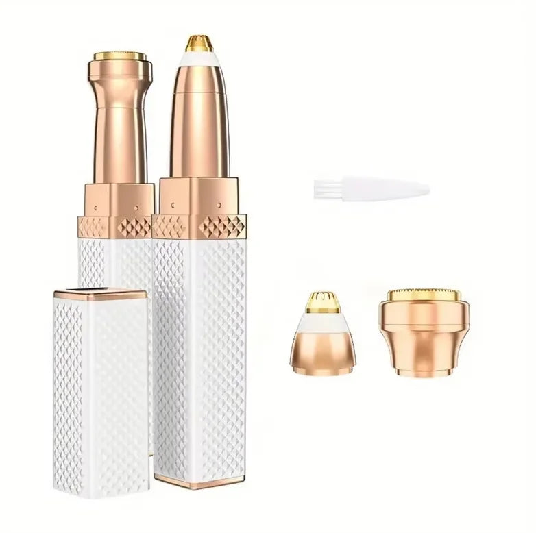 Rechargeable Mini Electric Eyebrow Trimmer for Women Eyebrow Trimmer HIP white