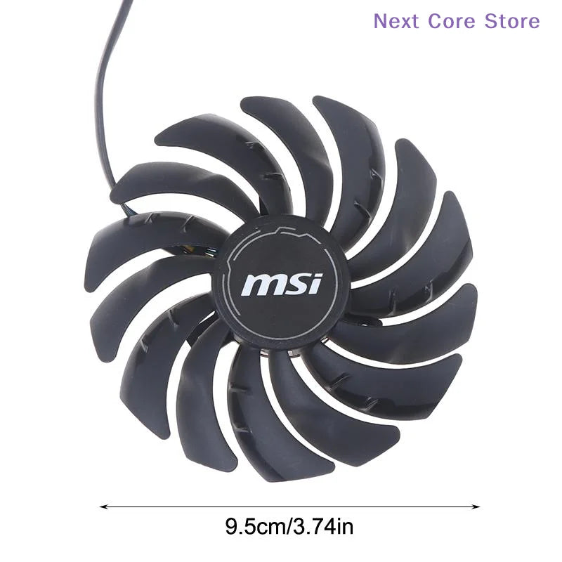 95MM GPU Cooling Fan for MSI RTX 3070 3060 3060Ti VENTUS 2X OC GPU Replacement Fan HIP