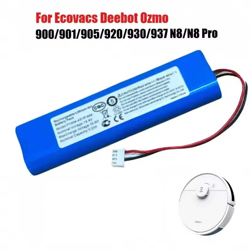 12800mAh Battery for Ecovacs Deebot Ozmo 950, X1, T8, T9, T10 Robot Vacuum Battery HIP