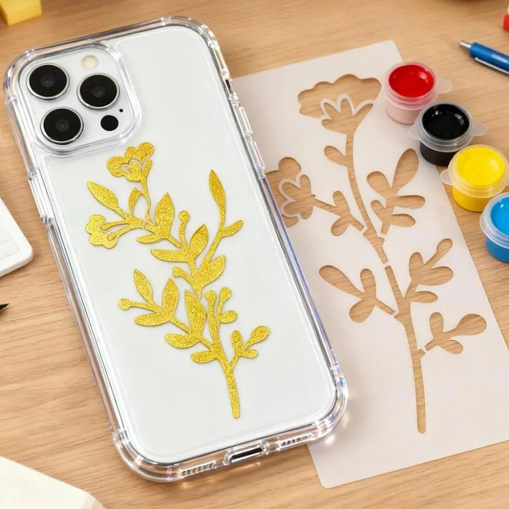 24-Piece Reusable Floral PET Painting Stencils for DIY Art DIY Painting Stencils HIP