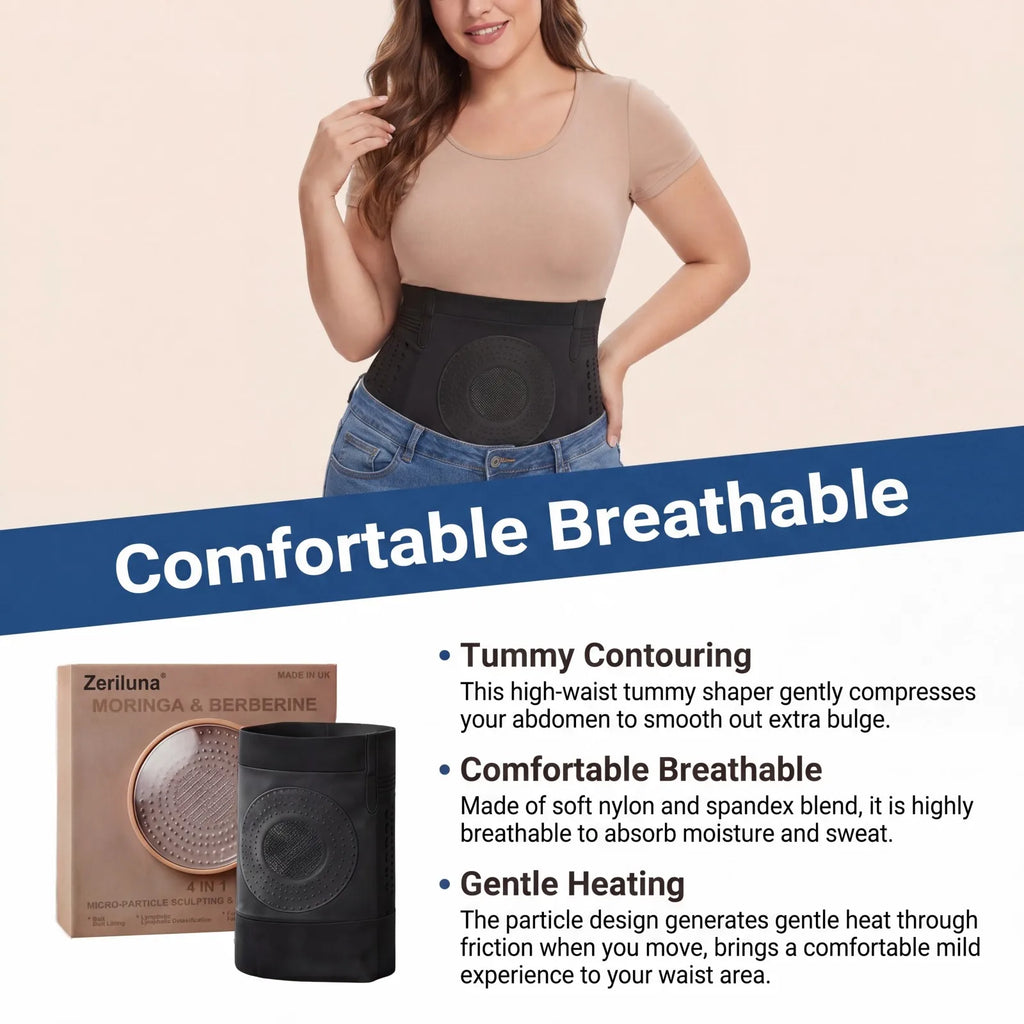 Zeriluna Honeycomb High Waist Tummy Control Pants – Women Shaping Pants HIP