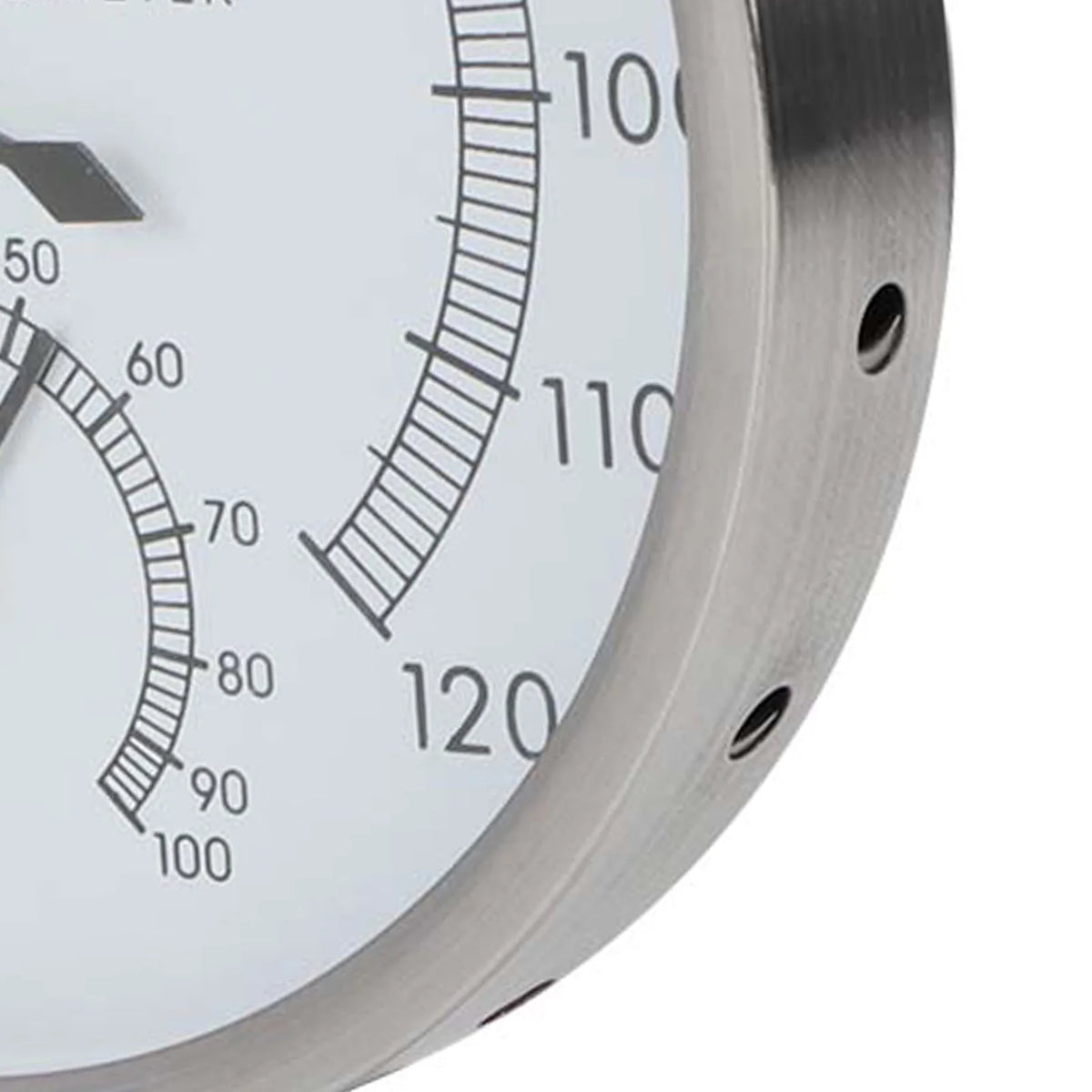 2 In-1 Stainless Steel Steam Room Sauna Room Thermometer Hygrometer Thermo Hygrometer Indoor HIP
