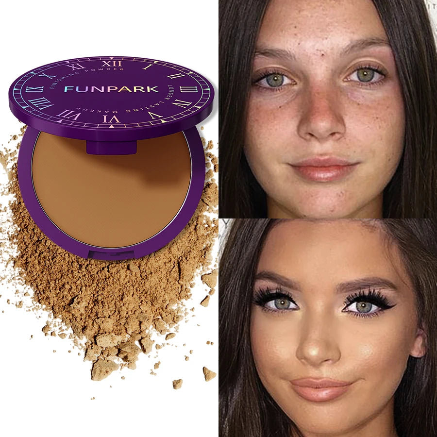 5-Shade Matte Full Coverage Pressed Powder Foundation Pressed Powder Foundation HIP