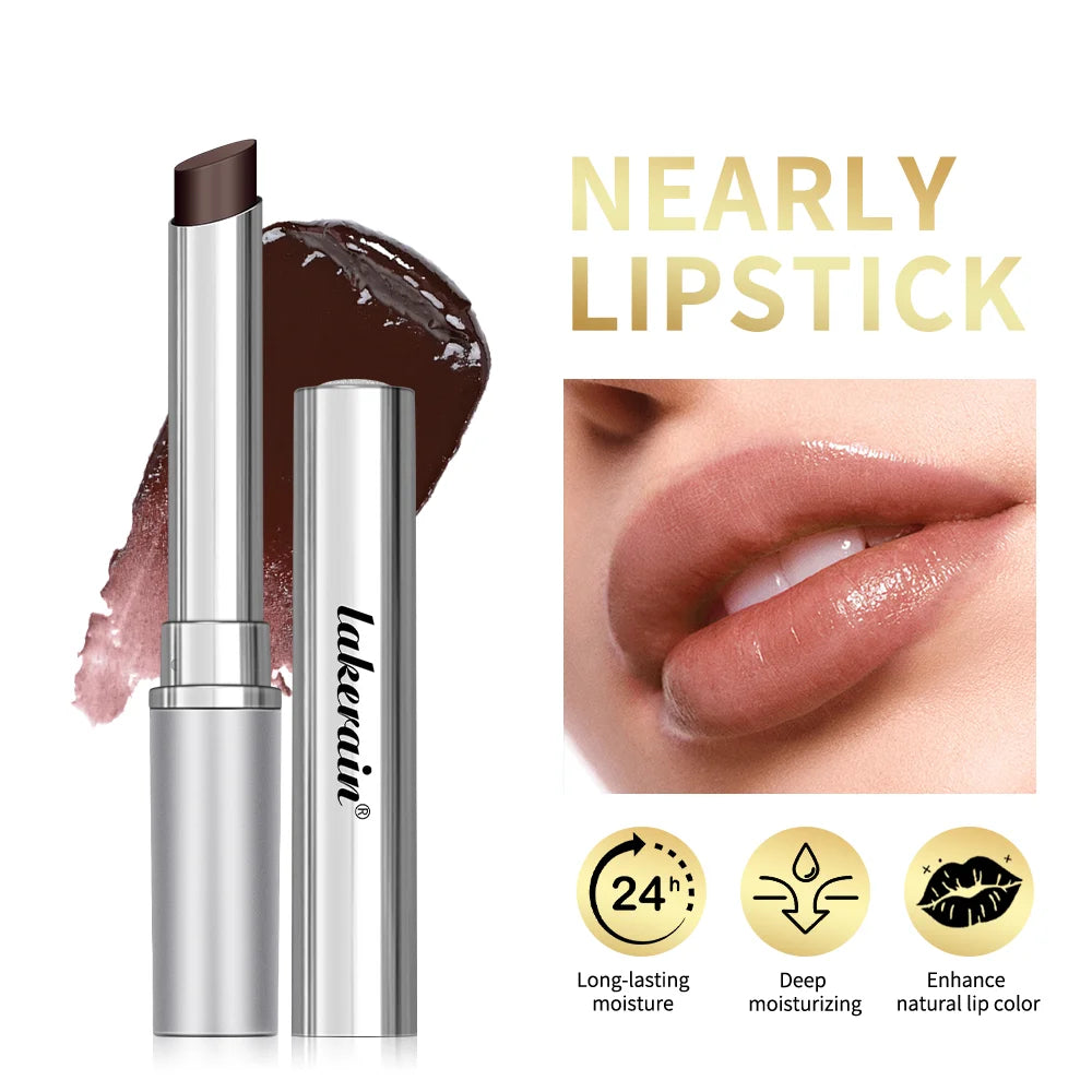 Honey Lipstick Honey Tinted Lip Balm Pink Lipstick Powerful Lip Repulper Lip Brightening for Dark Lips Exfoliating Care HIP pink 1pc