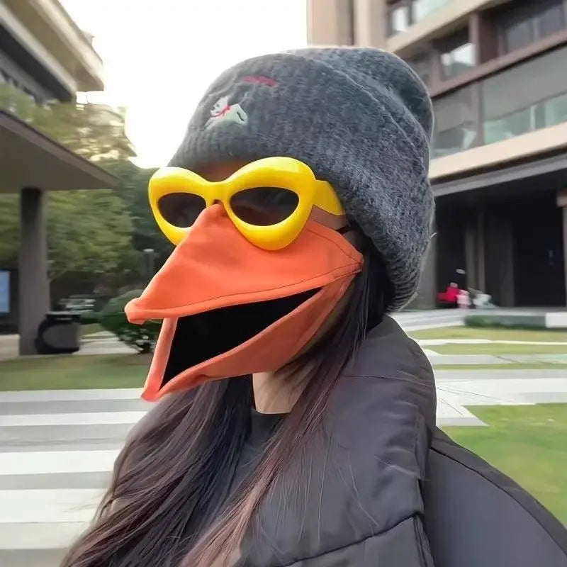 3D Movable Crow Beak Mask – Funny Animal Windproof Cover Novelty Costume Mask HIP