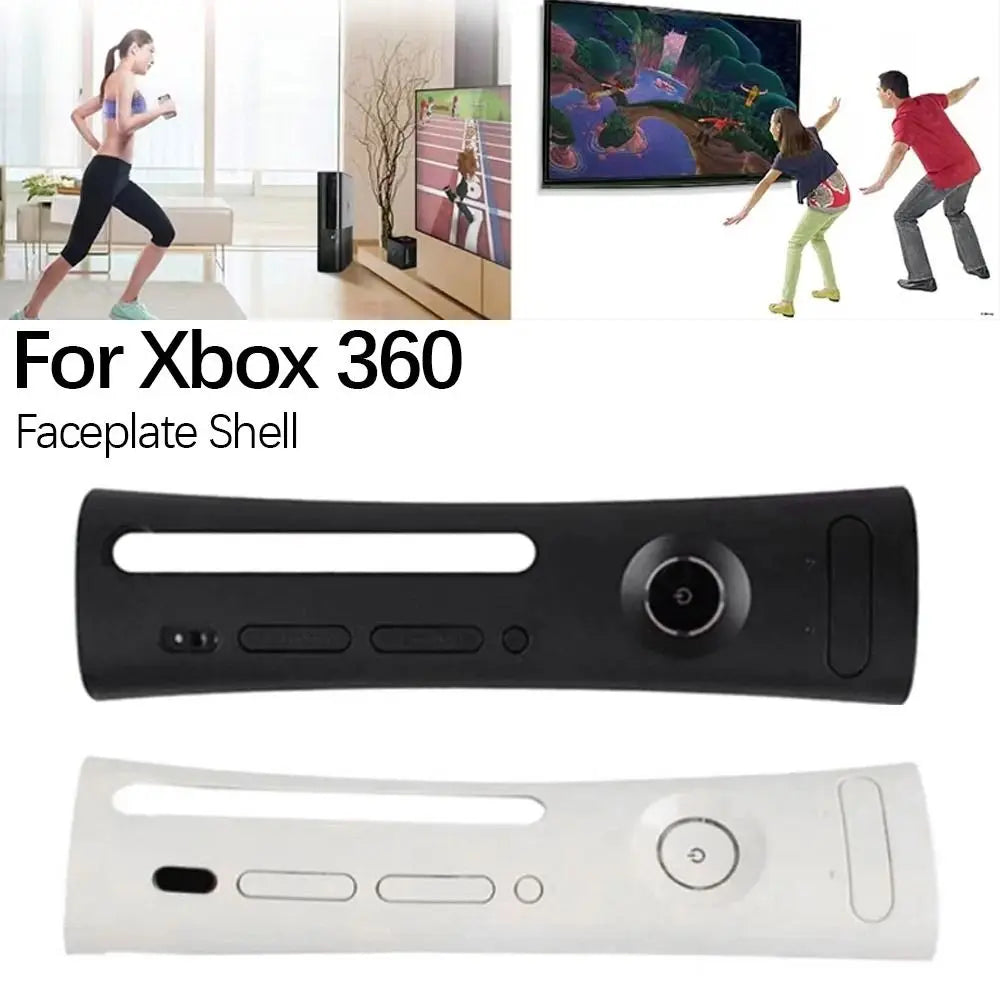 Xbox 360 Replacement Faceplate Shell – Durable Front Cover Console Replacement Shell HIP