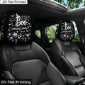 2-Pack Halloween Ghost Car Pillow Covers – Black & White Pillow Covers HIP 1
