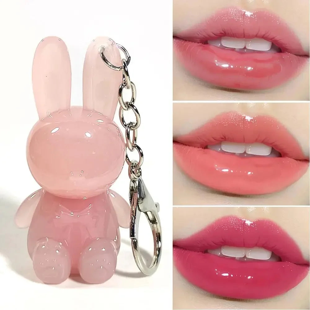 SAM SUGAR Keychain Lip Gloss – Moisturizing, Long-Lasting Glaze Keychain Lip Gloss HIP