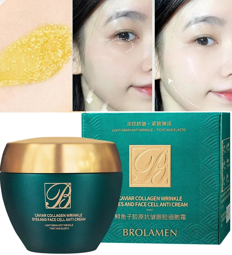 Caviar Collagen Face & Eye Cream – Day & Night Moisturizer Collagen Face Cream HIP