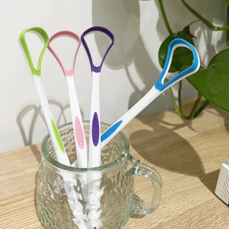 Reusable Tongue Scraper & Mouth Brush | Fresh Breath Kit Tongue Scraper HIP