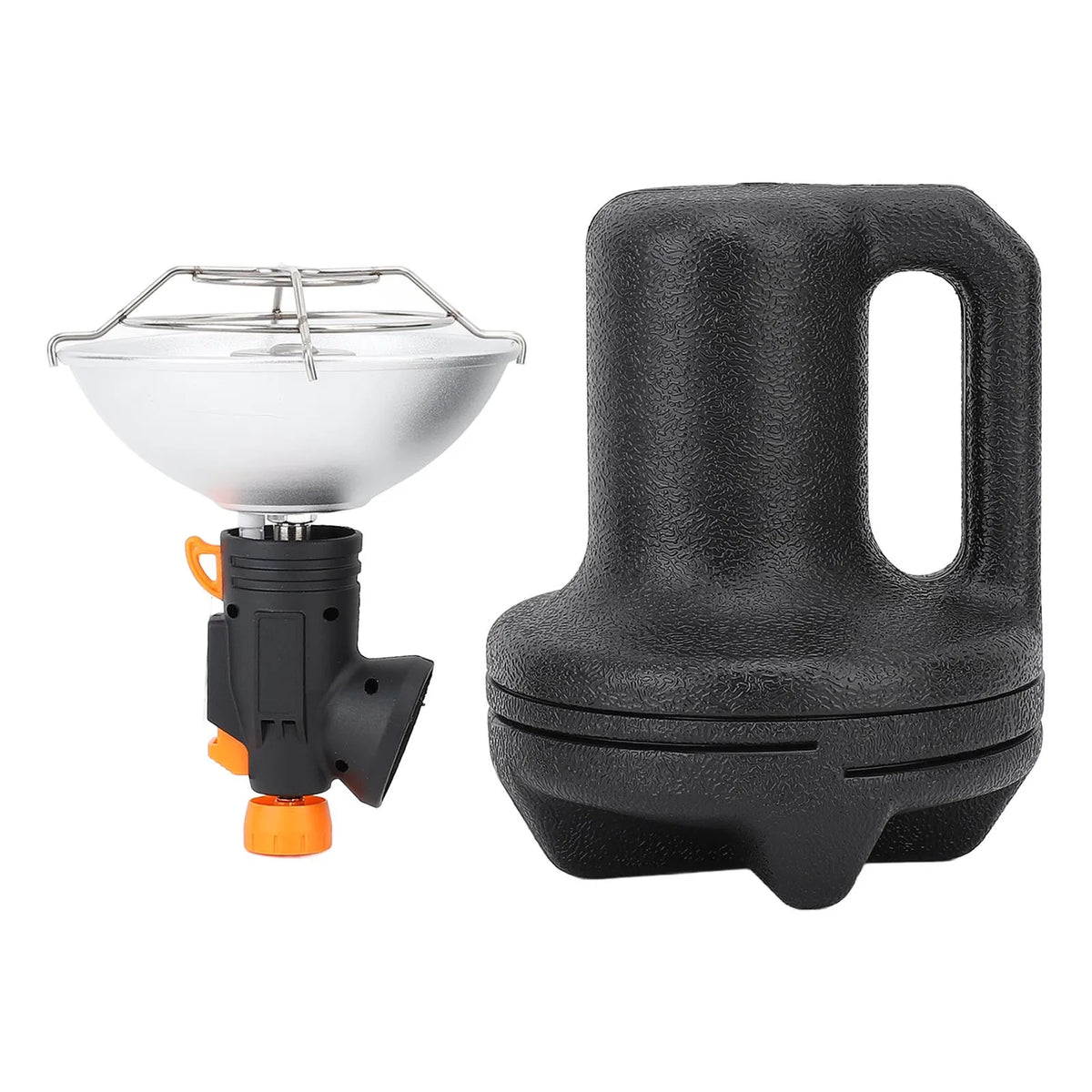 Outdoor Butane Mini Heater Small Portable Lightweight Warmer for Tent Camping Traveling BBQ Picnic Small Outdoor Butane Heater HIP black