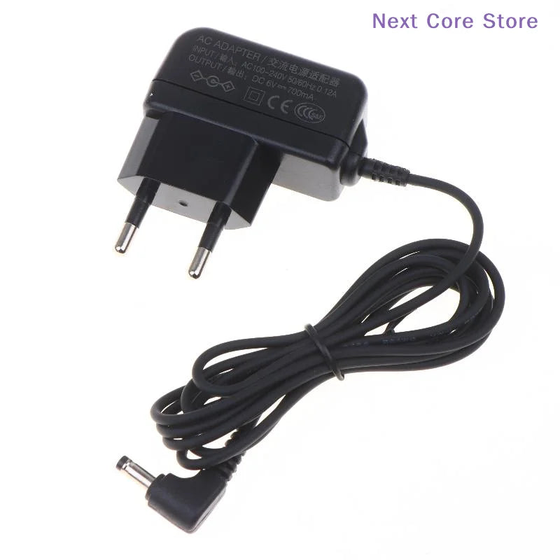 6V 1A DC Power Supply Adapter EU Plug – Monitor Replacement DC Power Adapter HIP
