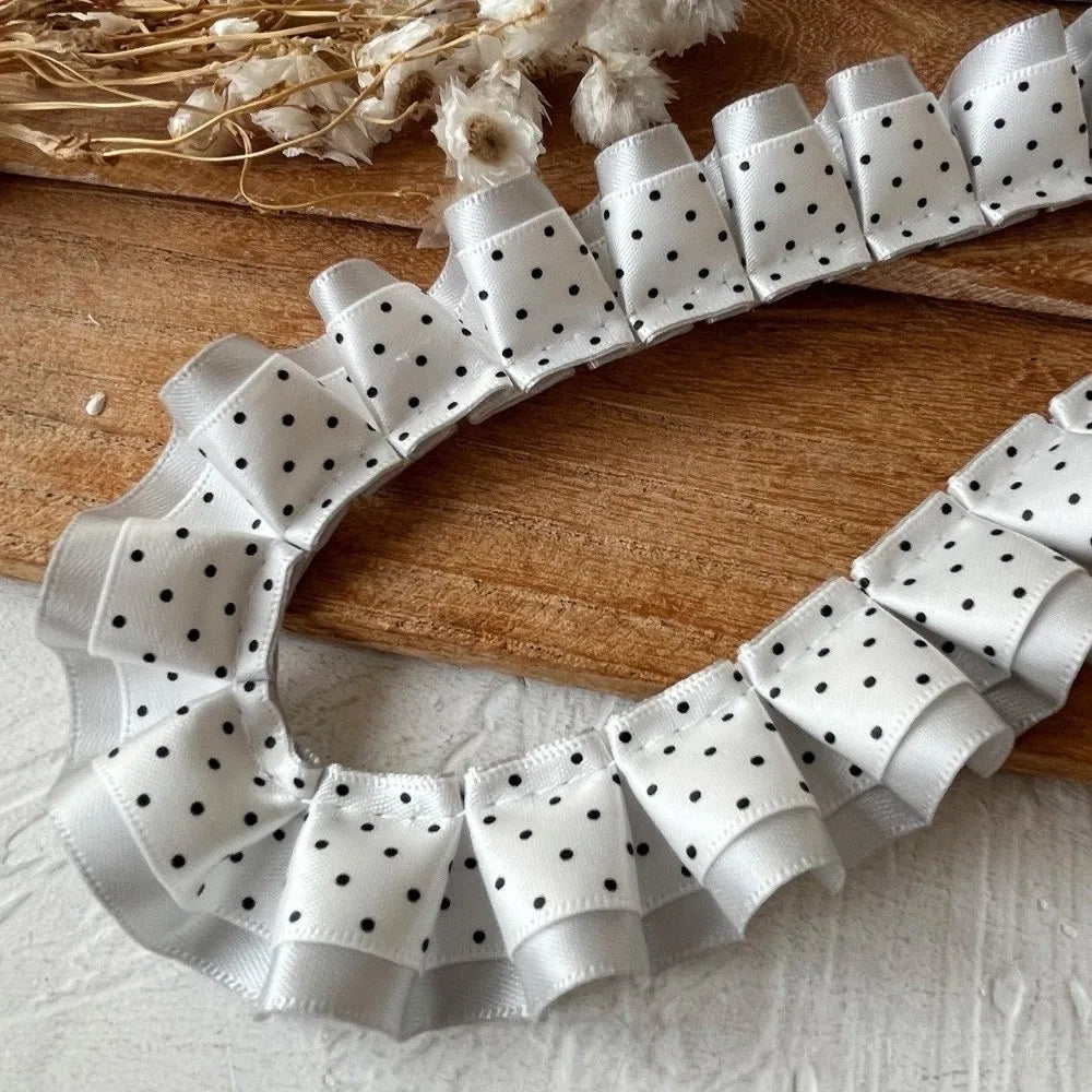 2M Pleated Ribbon Ruffle Trim – DIY Sewing Lolita Craft Ribbon Sewing Trim HIP